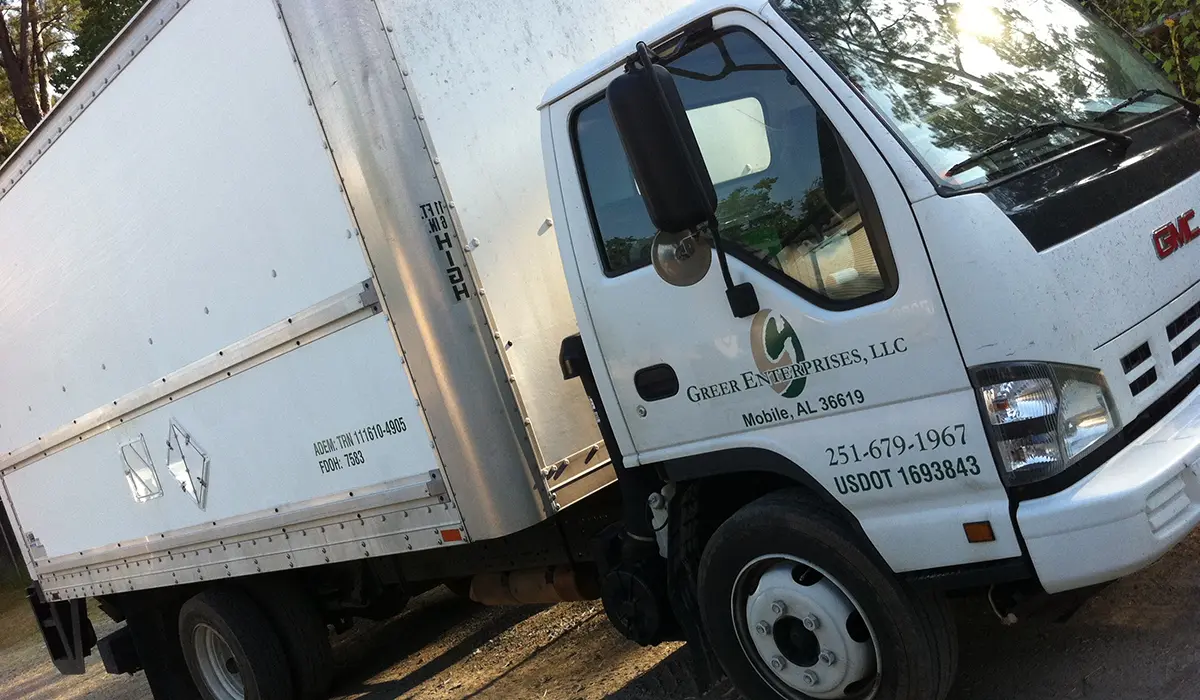 box truck waste transportation